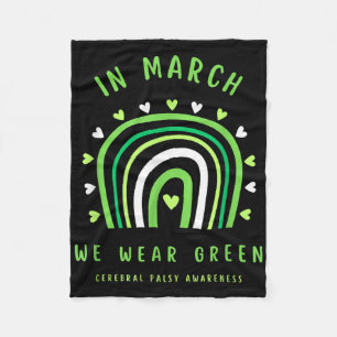 In maart Draag we de Groene Bewustwording van de G Fleece Deken