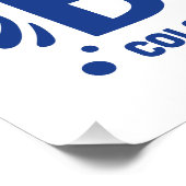 In maart draag we het bewustzijn van blauwdarmkank perfect poster (Hoek)