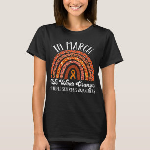 In maart Draag we Oranje MS Warrior Multiple T-shirt