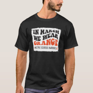 In maart Draag we Oranje MS Warrior Retro Multiple T-shirt