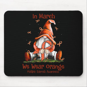 In maart Draag we Oranje multiple sclerose A Muismat