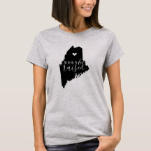 In Maine Geboren en Getogen State T-shirt