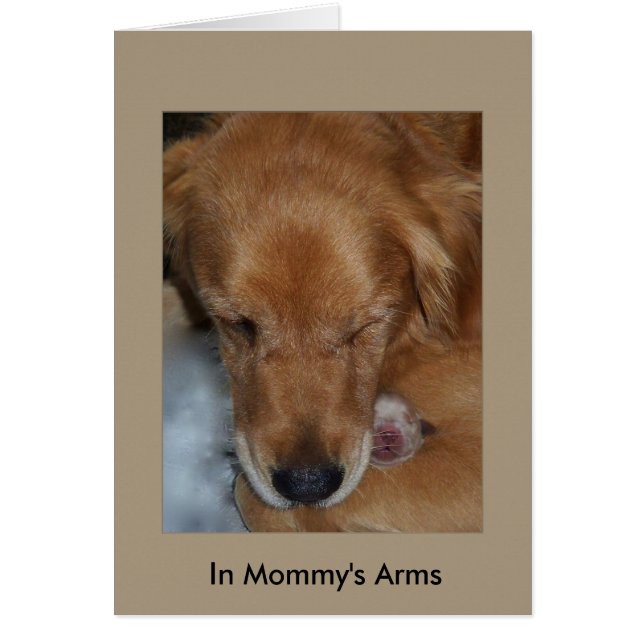 In mama's armen (Voorkant)