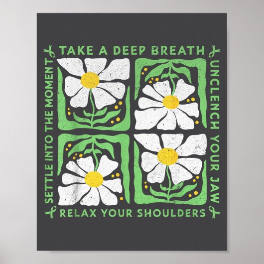 In May We Wear Green Mental Health Awareness  Poster (Voorkant)