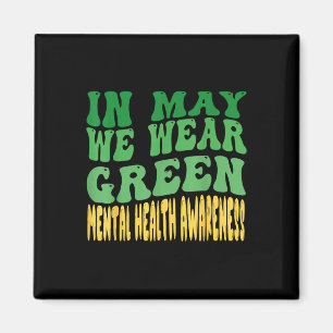 In mei Draag we de maand 'Green Mental Health Awar Magneet