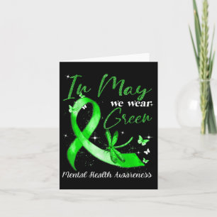 In mei Draag we Green Dragonfly Mental Health Awar Kaart