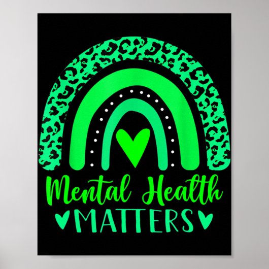 In mei Draag we groen voor geestelijke gezondheid  Poster (Voorkant)