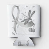 In mei Draag we het bewustzijn van grijze hersenka Blikjeskoeler (Achterkant)