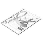 In mei Draag we het bewustzijn van grijze hersenka Notitieboek (Linkerzijde)