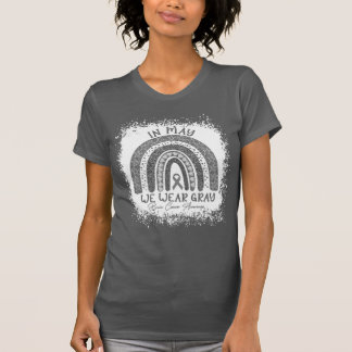 In mei draag we het bewustzijn van grijze hersenka t-shirt