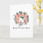 In mei Draag we het bewustzijn van groene geesteli Kaart (Gele Bloem)