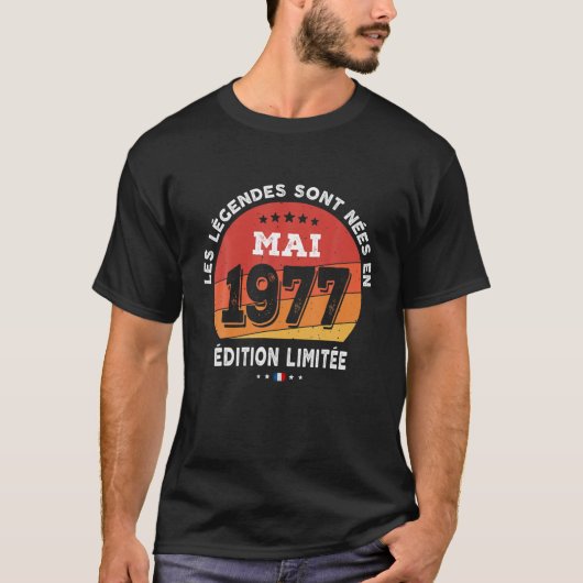 In mei werden 44 jaar oude vrouwelijke Mannen gebo T-shirt (Voorkant)