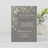 In Memoriam Aankondiging (Staand voorkant)