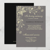 In Memoriam Aankondiging (Voorkant / Achterkant)