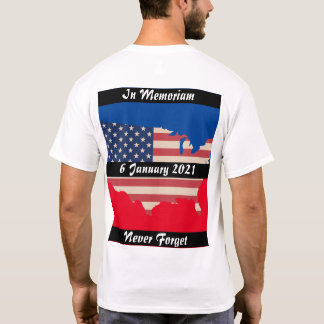 In Memoriam Black Bar of Herdenking T-shirt