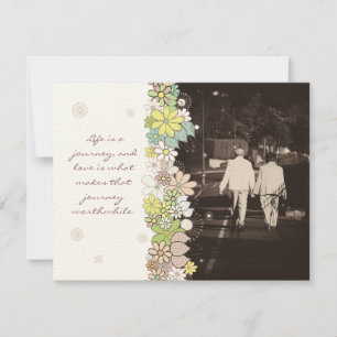 In memoriam dank u man of vrouw dood kaart