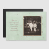 In memoriam eerbetoon herdenking Reverie Magnetische Uitnodiging (Voorkant / Achterkant)