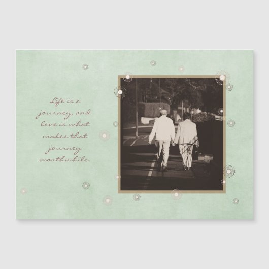 In memoriam eerbetoon herdenking Reverie Magnetische Uitnodiging (Voorkant)