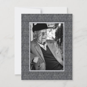 In Memoriam Herdenking Death Notice Foto Aankondiging