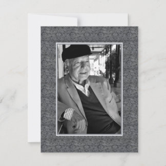 In Memoriam Herdenking Death Notice Foto Aankondiging