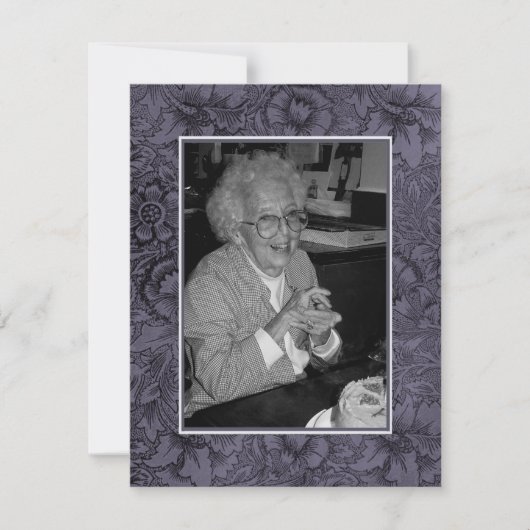 In Memoriam Herdenking Death Notice Foto Aankondiging (Voorkant)