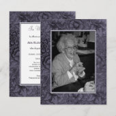 In Memoriam Herdenking Death Notice Foto Aankondiging (Voorkant / Achterkant)