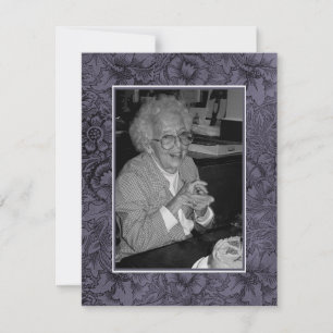 In Memoriam Herdenking Death Notice Foto Aankondiging