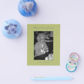 In Memoriam Herdenking Death Notice Foto Flyer (Enkel)