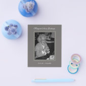In Memoriam Herdenking Death Notice Foto Flyer (Enkel)