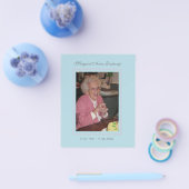 In Memoriam Herdenking Death Notice Foto Flyer (Enkel)