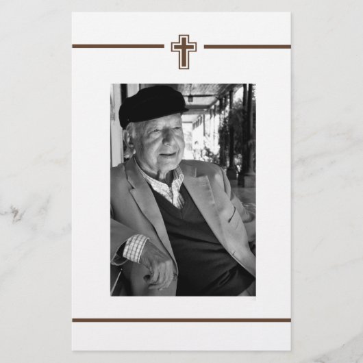 In Memoriam Herdenking Death Notice Foto Flyer (Voorkant)