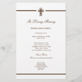 In Memoriam Herdenking Death Notice Foto Flyer (Achterkant)