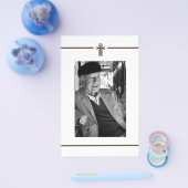 In Memoriam Herdenking Death Notice Foto Flyer (Enkel)