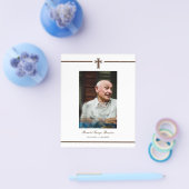 In Memoriam Herdenking Death Notice Foto Flyer (Enkel)