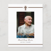 In Memoriam Herdenking Death Notice Foto Flyer (Voorkant)