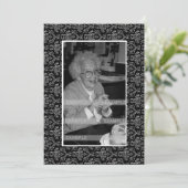 In Memoriam Herdenking Death Notice Foto Programmakaart (Staand voorkant)