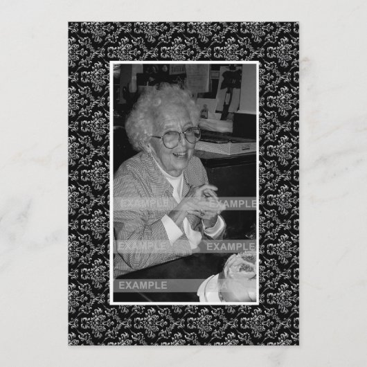 In Memoriam Herdenking Death Notice Foto Programmakaart (Voorkant)