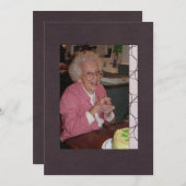 In Memoriam Herdenking Death Notice Foto Programmakaart (Voorkant / Achterkant)