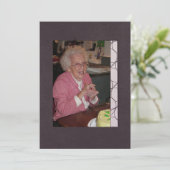 In Memoriam Herdenking Death Notice Foto Programmakaart (Staand voorkant)