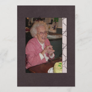 In Memoriam Herdenking Death Notice Foto Programmakaart