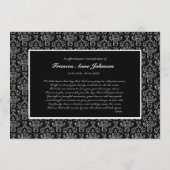 In Memoriam Herdenking Funeral Eulogy Photo Programmakaart (Achterkant)