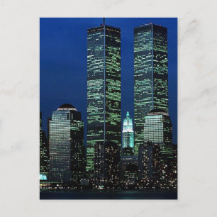 In Memoriam In het geheugen van Twin Towers WTC NY Briefkaart