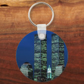 In Memoriam In het geheugen van Twin Towers WTC NY Sleutelhanger (Voorkant)