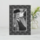 In Memoriam Loving Memory Death Notice Foto Kaart (Staand voorkant)