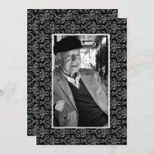 In Memoriam Loving Memory Death Notice Foto Kaart (Voorkant / Achterkant)