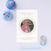 In Memoriam Loving Memory Funeral Photo Hand Out Flyer (Enkel)