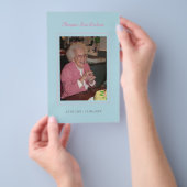 In Memoriam Loving Memory Funeral Photo Hand Out Flyer (Hand)