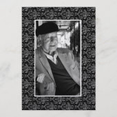 In Memoriam Loving Memory Gold Heaven Poem Foto Programmakaart (Voorkant)