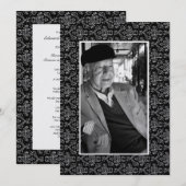 In Memoriam Loving Memory Gold Heaven Poem Foto Programmakaart (Voorkant / Achterkant)