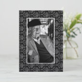 In Memoriam Loving Memory Gold Heaven Poem Foto Programmakaart (Staand voorkant)